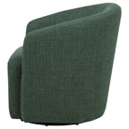 Home & Sleep Outlet - Mossbrook Fabric Upholstered Swivel Accent Chair Green