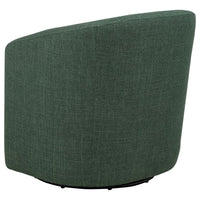 Mossbrook Fabric Upholstered Swivel Accent Chair Green - Home & Sleep Outlet