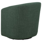 Home & Sleep Outlet - Mossbrook Fabric Upholstered Swivel Accent Chair Green