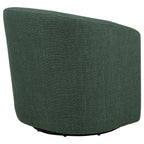 Home & Sleep Outlet - Mossbrook Fabric Upholstered Swivel Accent Chair Green