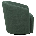 Home & Sleep Outlet - Mossbrook Fabric Upholstered Swivel Accent Chair Green