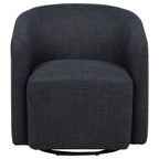 Home & Sleep Outlet - Mossbrook Fabric Upholstered Swivel Accent Chair Anthracite