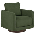 Home & Sleep Outlet - Iris Fabric Upholstered Swivel Accent Chair Matcha