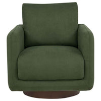 Iris Fabric Upholstered Swivel Accent Chair Matcha - Home & Sleep Outlet