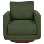 Home & Sleep Outlet - Iris Fabric Upholstered Swivel Accent Chair Matcha