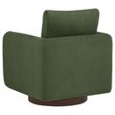 Iris Fabric Upholstered Swivel Accent Chair Matcha - Home & Sleep Outlet