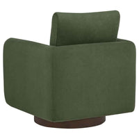 Iris Fabric Upholstered Swivel Accent Chair Matcha - Home & Sleep Outlet