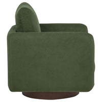 Iris Fabric Upholstered Swivel Accent Chair Matcha - Home & Sleep Outlet