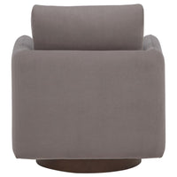 Iris Fabric Upholstered Swivel Accent Chair Stone - Home & Sleep Outlet