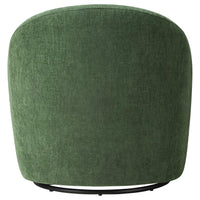 Leon Chenille Upholstered Swivel Accent Chair Green - Home & Sleep Outlet