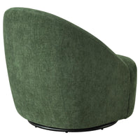 Leon Chenille Upholstered Swivel Accent Chair Green - Home & Sleep Outlet