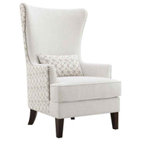 Pippin Upholstered High Wingback Accent Chair Latte - Home & Sleep Outlet