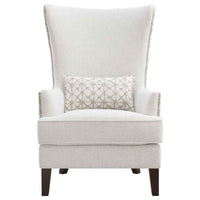 Pippin Upholstered High Wingback Accent Chair Latte - Home & Sleep Outlet
