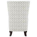 Pippin Upholstered High Wingback Accent Chair Latte - Home & Sleep Outlet