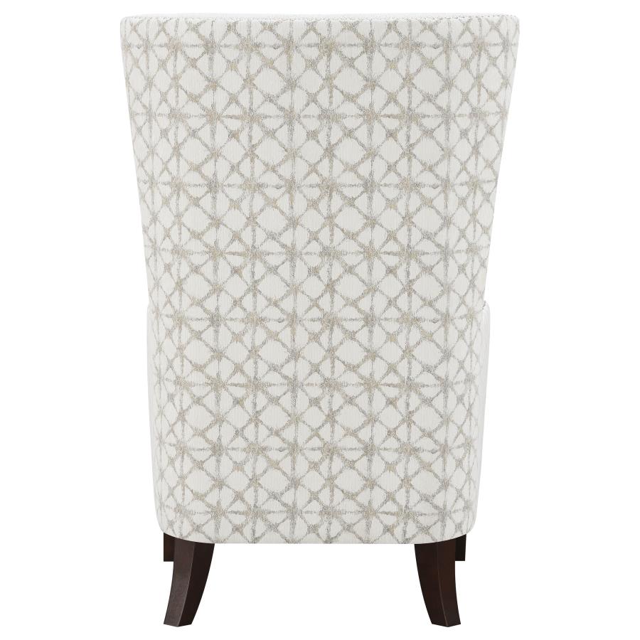 Pippin Upholstered High Wingback Accent Chair Latte - Home & Sleep Outlet