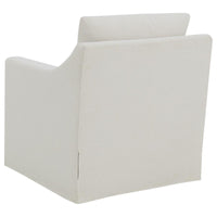 Winter Upholstered Sloped Arm Accent Swivel Chair Beige - Home & Sleep Outlet