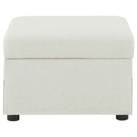 Winter Upholstered Hydraulic Lift Top Storage Ottoman Beige - Home & Sleep Outlet