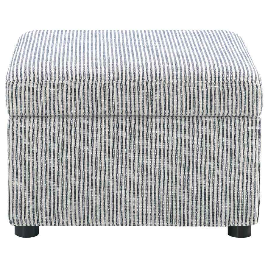 Winter Upholstered Hydraulic Lift Top Storage Ottoman Grey - Home & Sleep Outlet