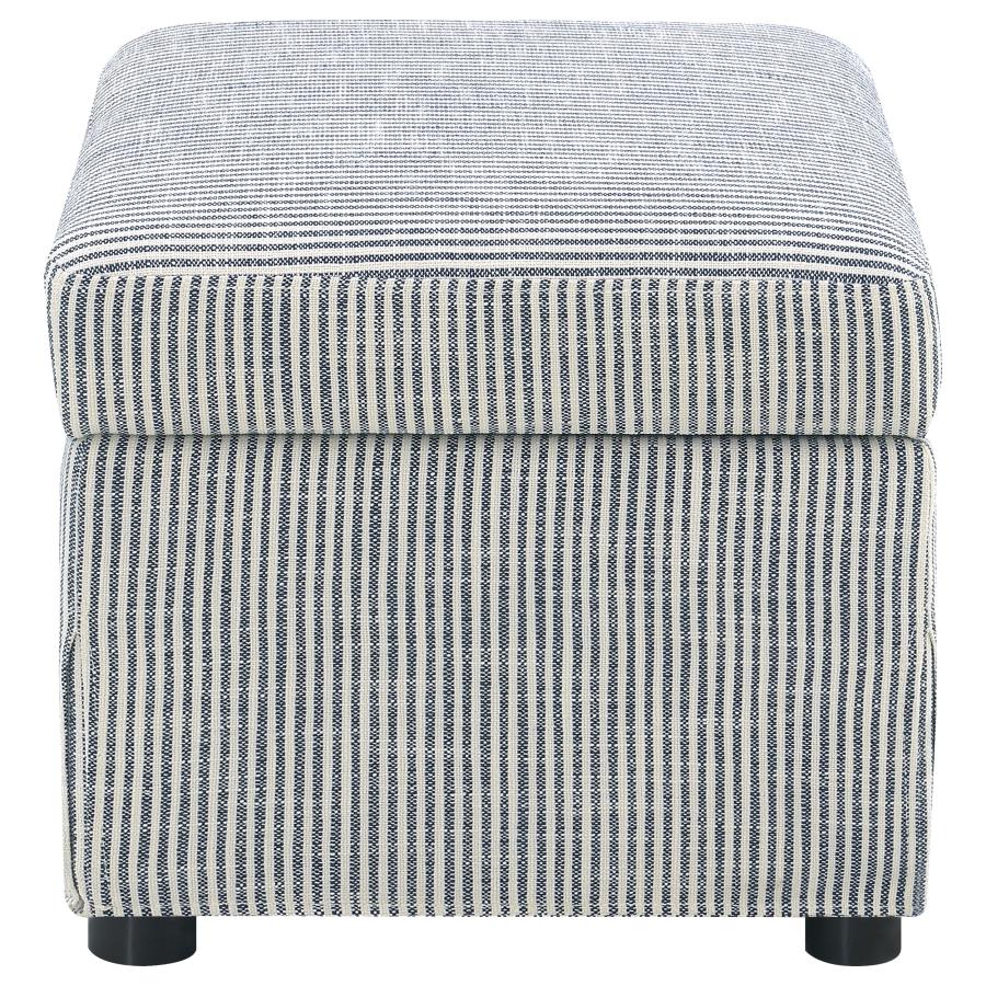 Winter Upholstered Hydraulic Lift Top Storage Ottoman Grey - Home & Sleep Outlet