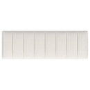 Mesa Boucle Upholstered Tufted Accent Bench Vanilla