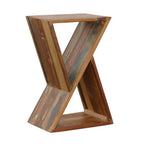 Home & Sleep Outlet - Lily Solid Reclaimed Wood Accent Side Table Natural