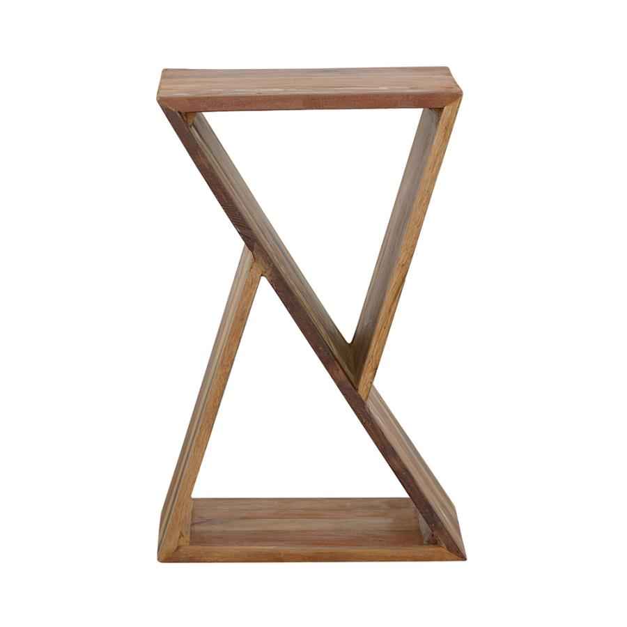 Lily Solid Reclaimed Wood Accent Side Table Natural