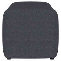 Summer Fabric Upholstered Tufted Accent Bench Charcoal