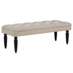 Home & Sleep Outlet - Marsha 52-inch Upholstered Entryway Accent Bench Latte
