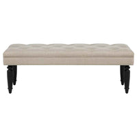Marsha 52-inch Upholstered Entryway Accent Bench Latte