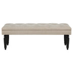 Home & Sleep Outlet - Marsha 52-inch Upholstered Entryway Accent Bench Latte