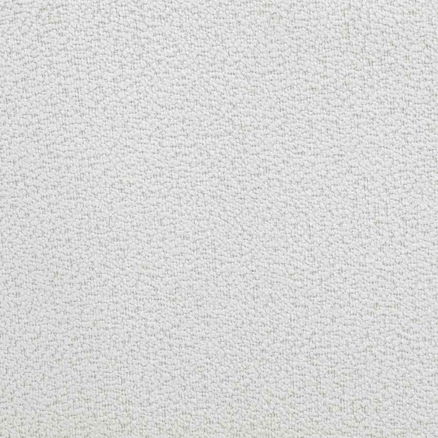 Remuda Boucle Upholstered Round Storage Ottoman Ivory