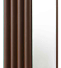 Elena 67-inch Square Tapered Mirrored Floor Lamp Brown