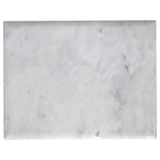 Home & Sleep Outlet - Baldwin Rectangular Marble Top Side Table White and Gold