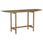 Home & Sleep Outlet - Darius Solid Wood Entryway Console Table Natural Mango