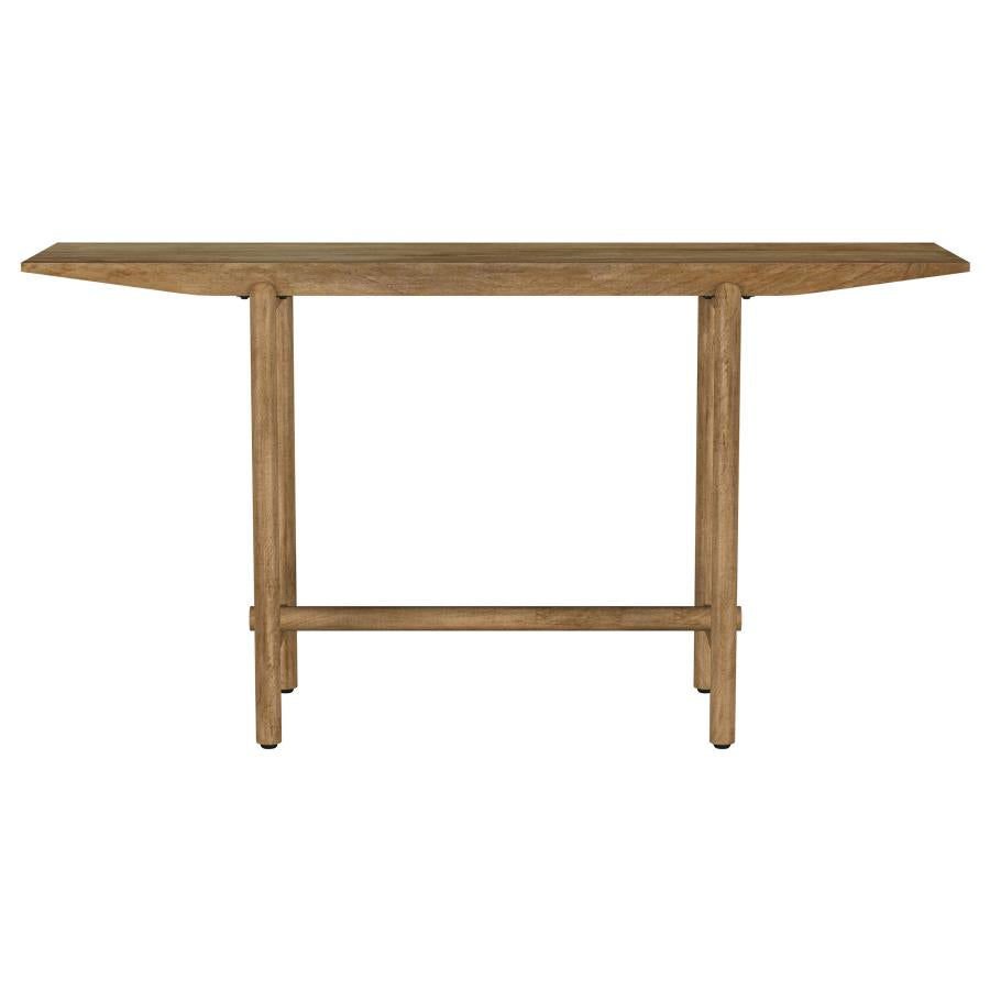 Home & Sleep Outlet - Darius Solid Wood Entryway Console Table Natural Mango