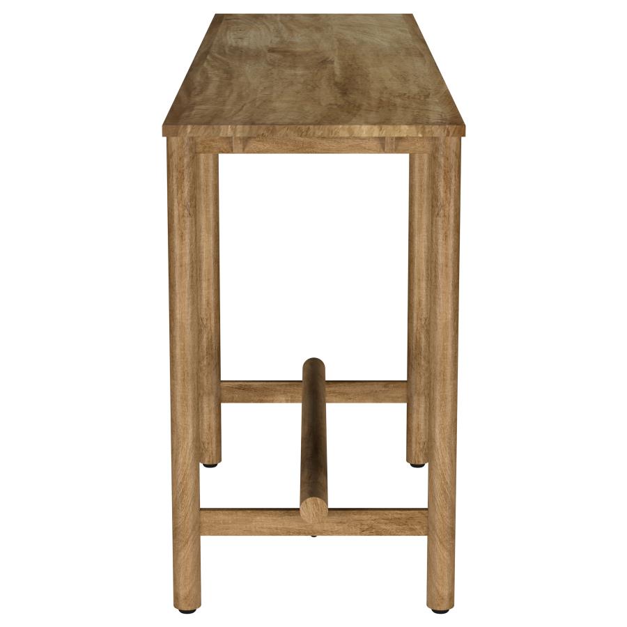 Home & Sleep Outlet - Darius Solid Wood Entryway Console Table Natural Mango