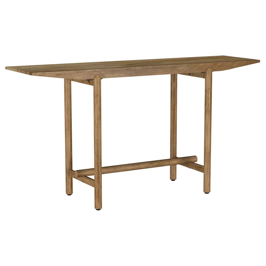 Home & Sleep Outlet - Darius Solid Wood Entryway Console Table Natural Mango