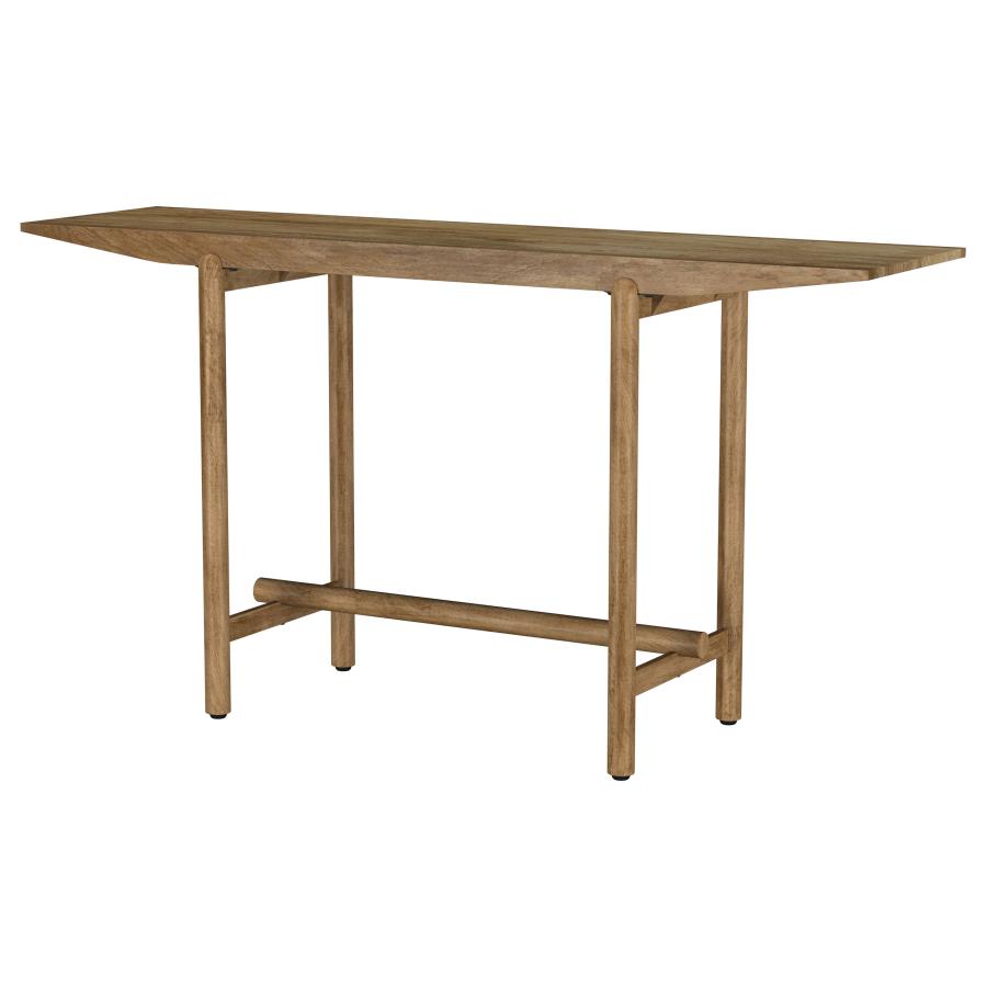 Home & Sleep Outlet - Darius Solid Wood Entryway Console Table Natural Mango