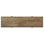 Home & Sleep Outlet - Darius Solid Wood Entryway Console Table Natural Mango