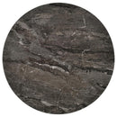 Barcelo Round Faux Marble Top Metal Side Table Grey