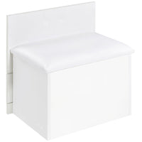 Danbury 3-drawer Makeup Vanity & Stool Set White High Gloss