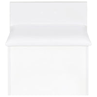 Danbury 3-drawer Makeup Vanity & Stool Set White High Gloss
