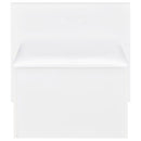 Flora 2-drawer Vanity Set with LED Mirror White High Gloss