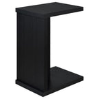 Home & Sleep Outlet - Clower Engineered Wood C-Shaped Sofa Side Table Black