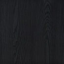 Clower Engineered Wood C-Shaped Sofa Side Table Black
