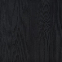 Clower Engineered Wood C-Shaped Sofa Side Table Black