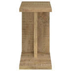 Home & Sleep Outlet - Clower Engineered Wood C-Shaped Sofa Side Table Mango
