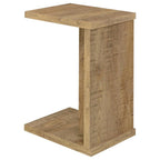 Home & Sleep Outlet - Clower Engineered Wood C-Shaped Sofa Side Table Mango