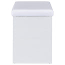 Bunbury Makeup Vanity Table Set Storage Mirror and Stool White