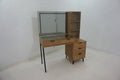 Home & Sleep Outlet - Souza 5-Drawer Makeup Vanity Table With LED Mirror Mango